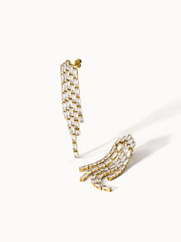 Crystal Glow Earring - INT PURELEI