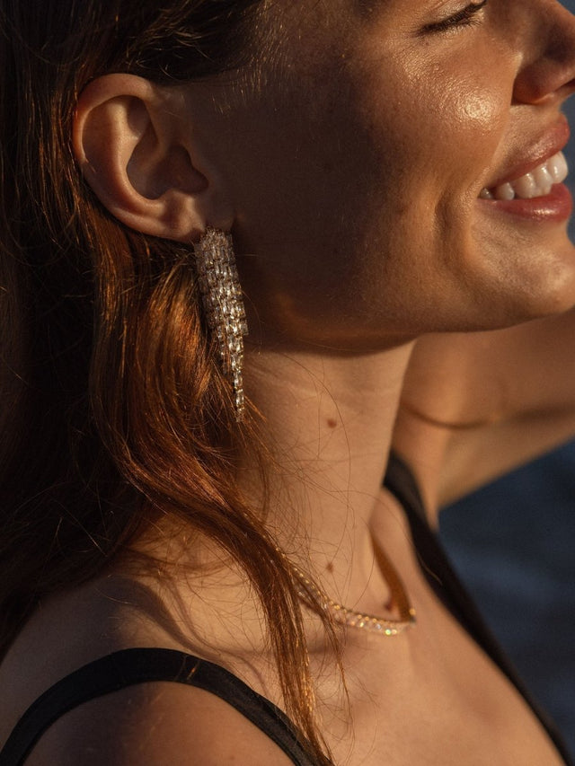 Crystal Glow Earring - INT PURELEI