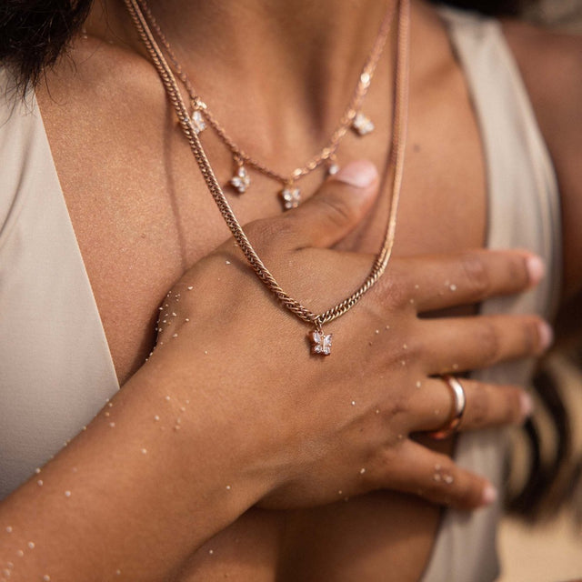 Delicate Butterfly Necklace - INT PURELEI