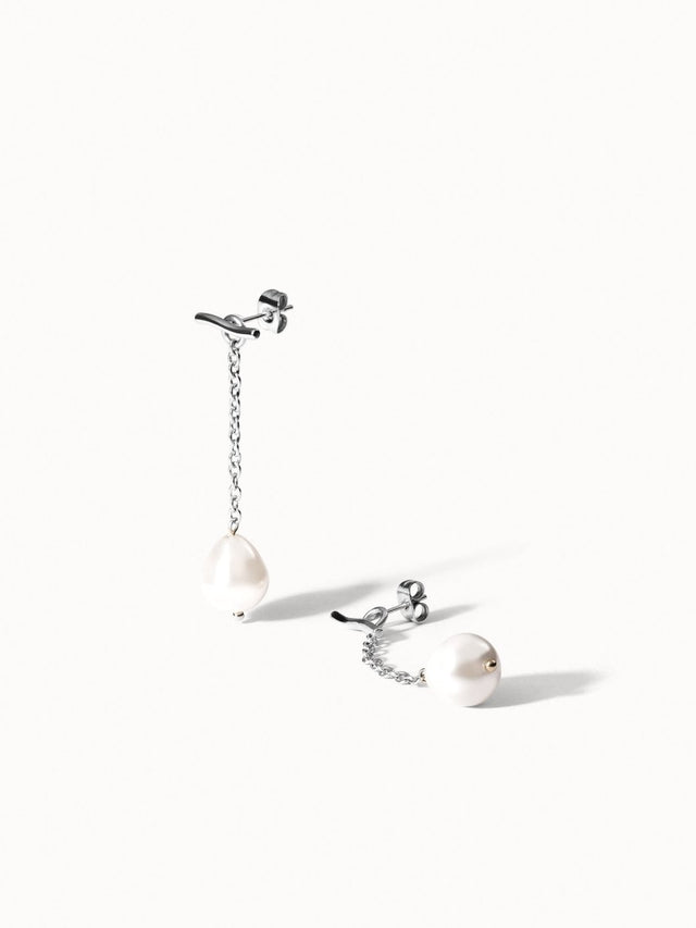 Drop Pearl Earrings - INT PURELEI