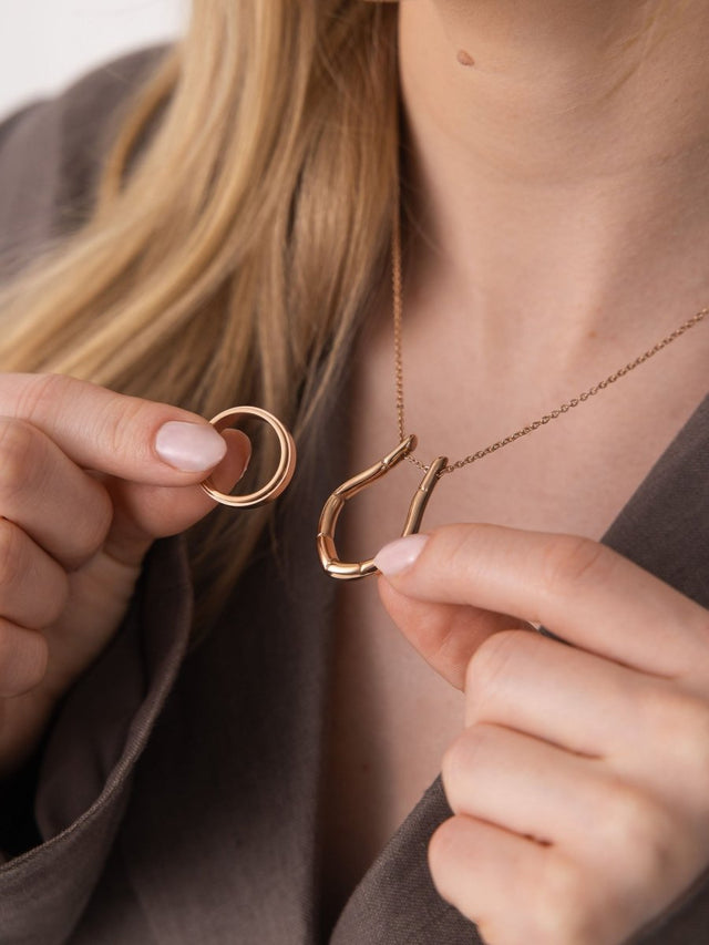 Drop Ring Holder Necklace - INT PURELEI