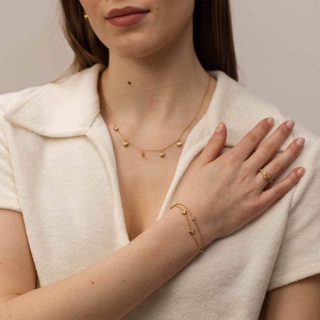 Glitter Heart Bracelet - INT PURELEI