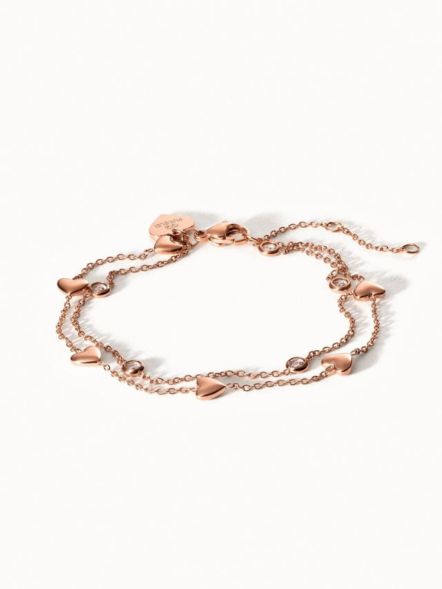 Glitter Heart Bracelet - INT PURELEI