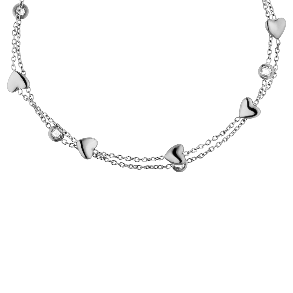Glitter Heart Bracelet - INT PURELEI