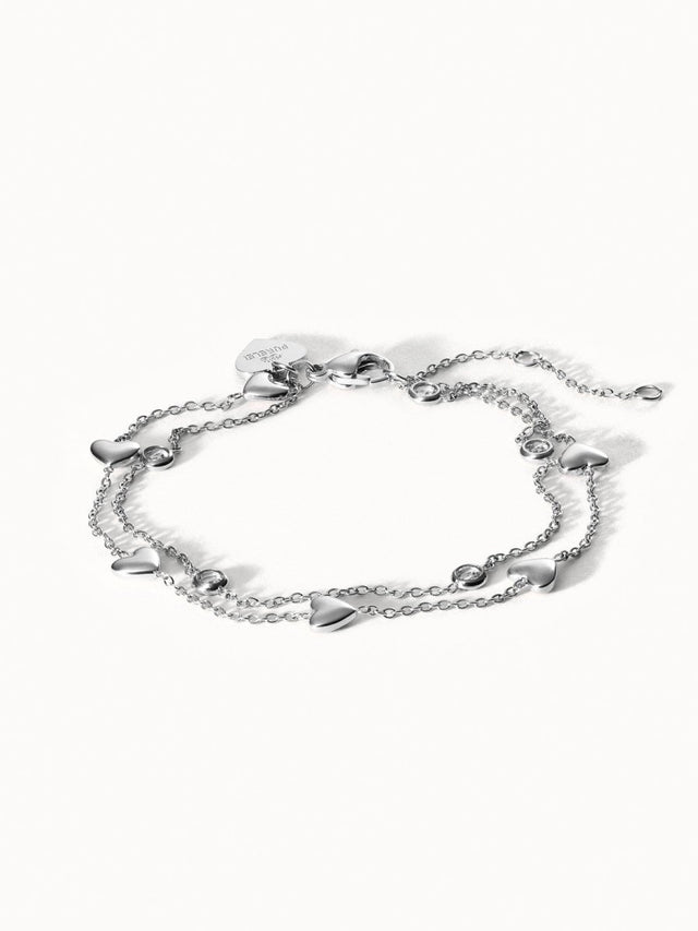 Glitter Heart Bracelet - INT PURELEI