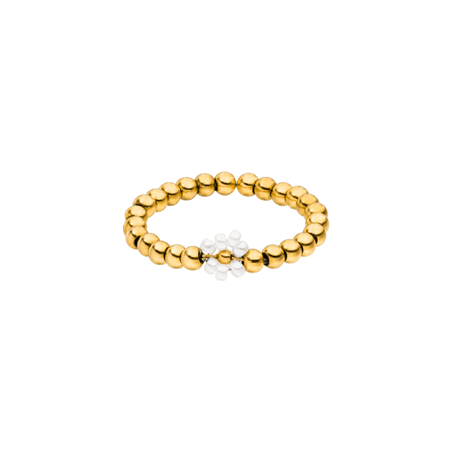 Linen Blossom Anxiety Ring - INT PURELEI