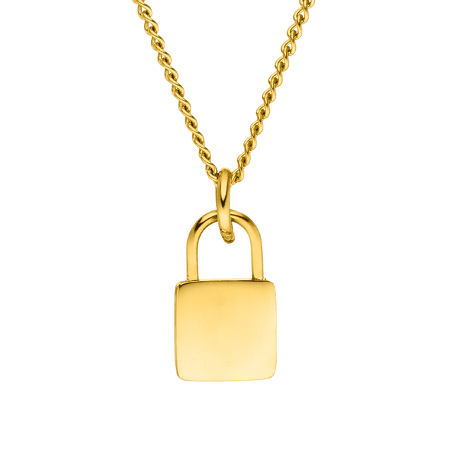 Padlock Charm Necklace - INT PURELEI