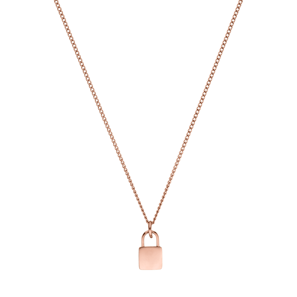 Padlock Charm Necklace - INT PURELEI