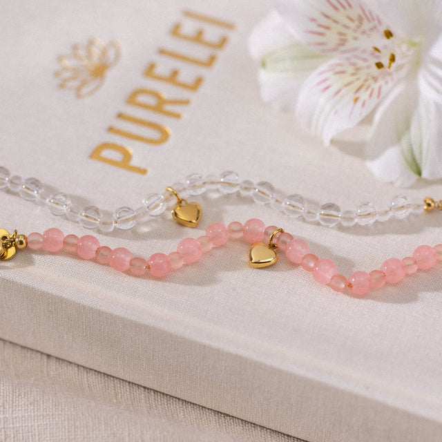 Peachy Heart Bracelet - INT PURELEI