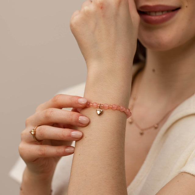 Peachy Heart Bracelet - INT PURELEI