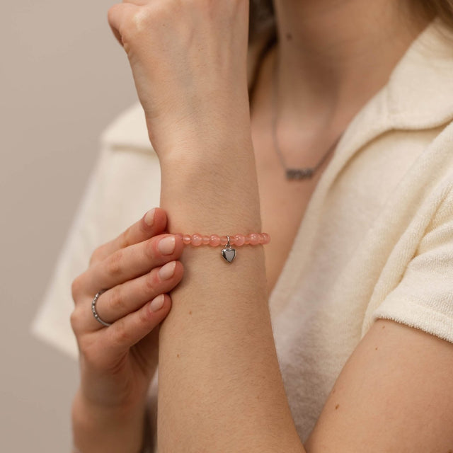 Peachy Heart Bracelet - INT PURELEI