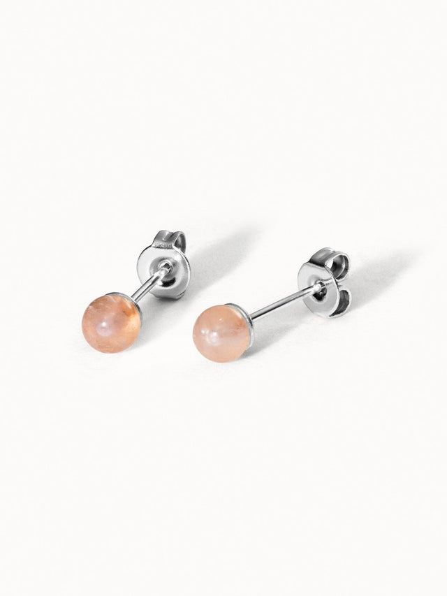 Rose Quartz Earring - INT PURELEI