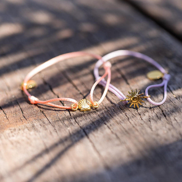 Shell Kids Katoenen Armband