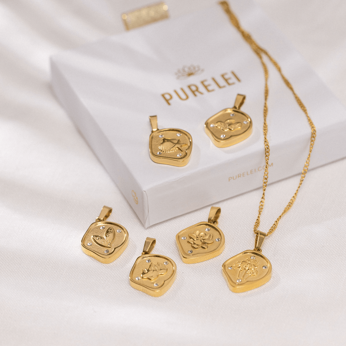 Wave Coin Charm - INT PURELEI