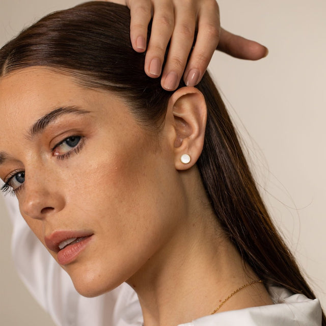 White Gloss Earring - INT PURELEI