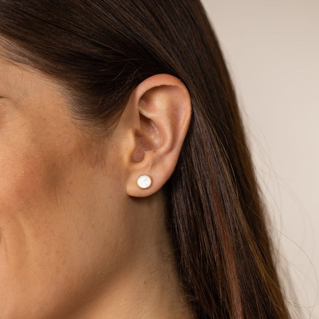 White Gloss Earring - INT PURELEI