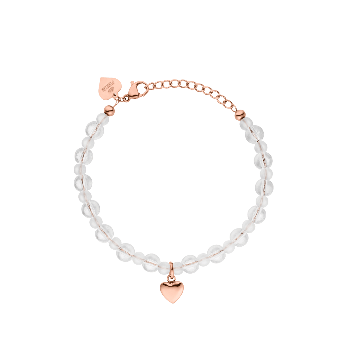 White Heart Bracelet - INT PURELEI