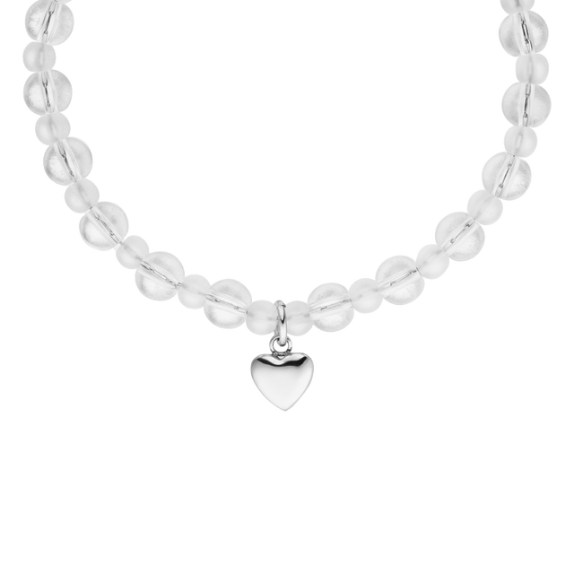 White Heart Bracelet - INT PURELEI