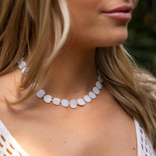 White Sparkle Necklace - INT PURELEI